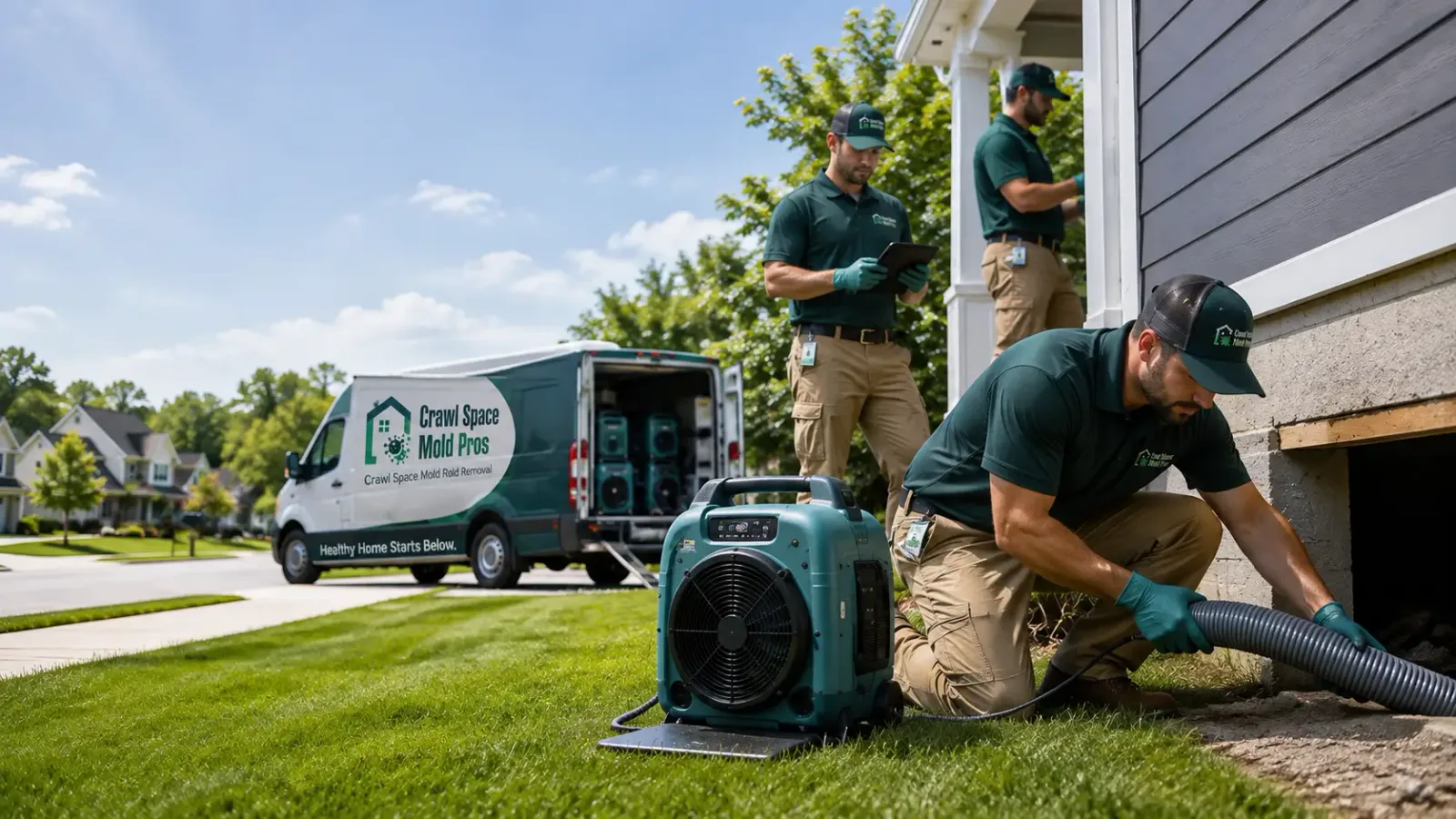 Crawl Space Mold Removal in Albion, NE